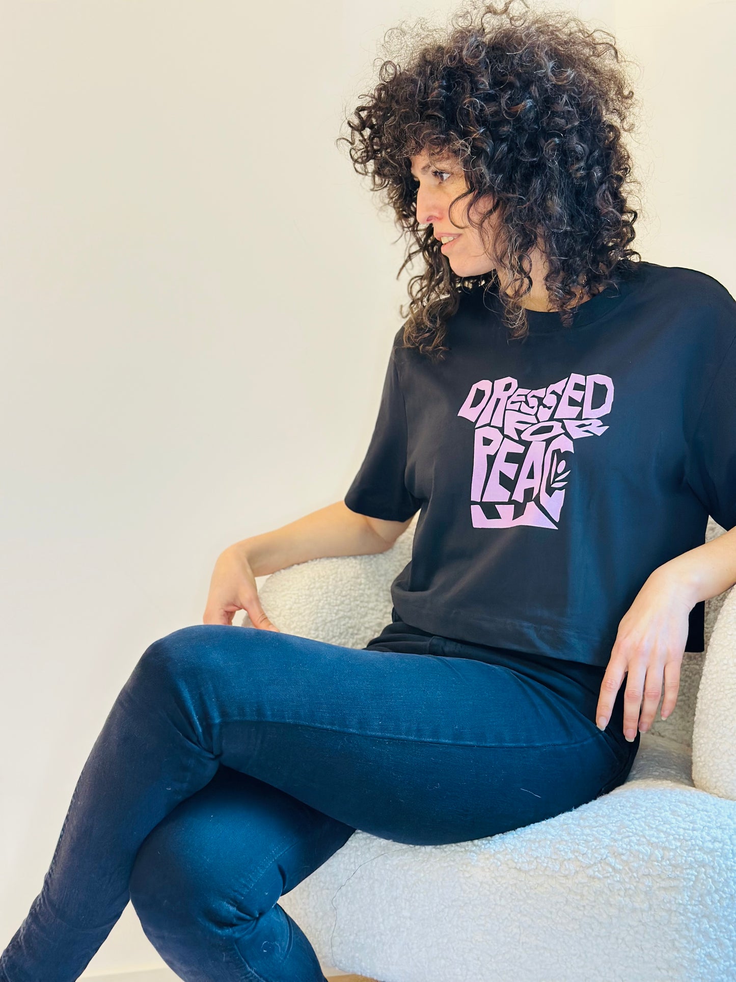 Bold letters Crop Top