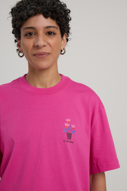 Crop Top - Let Peace Blossom Small
