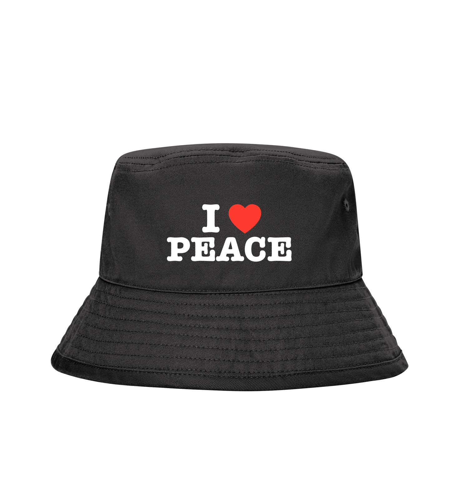 I heart Peace Bucket hat