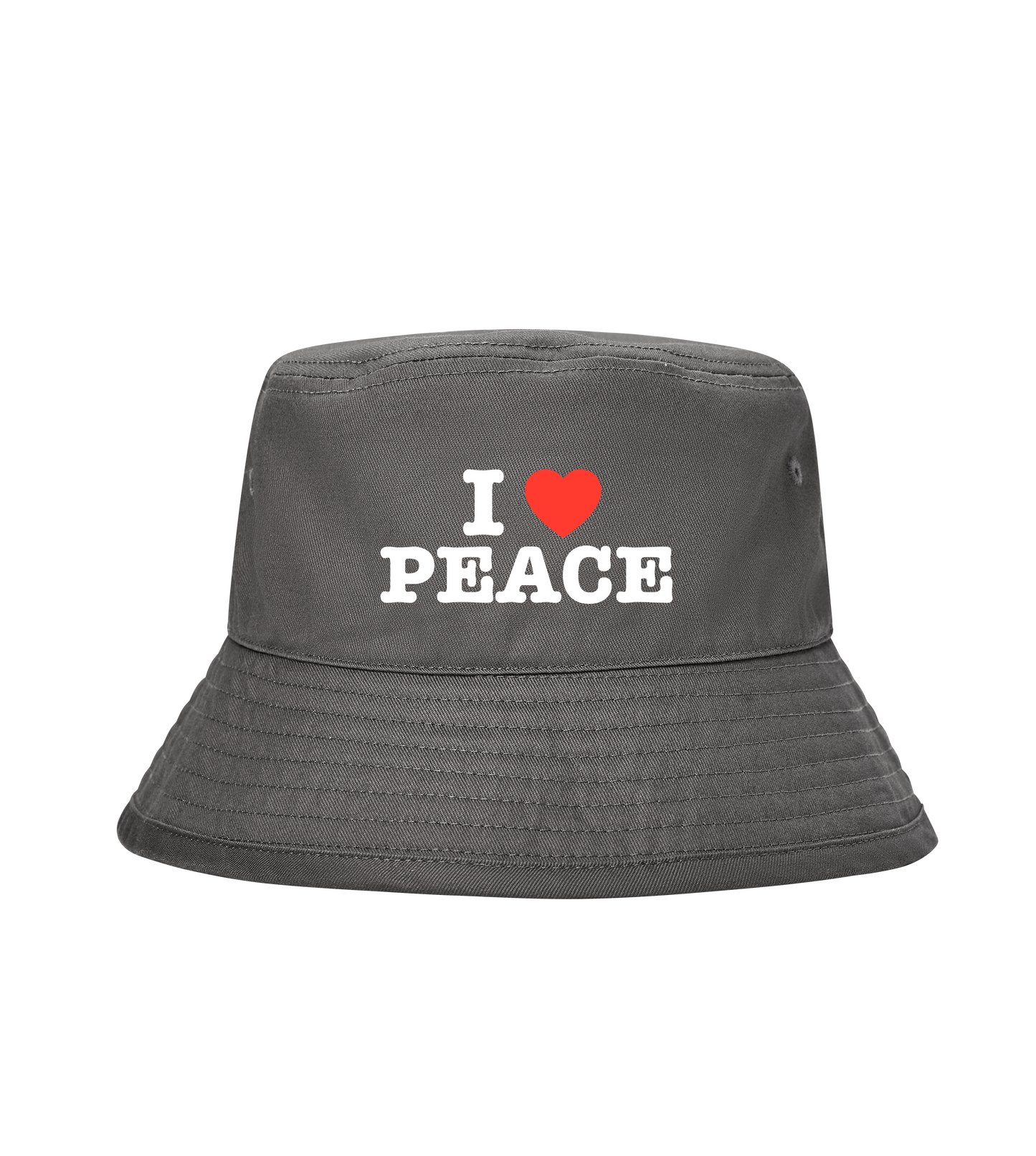 I heart Peace Bucket hat