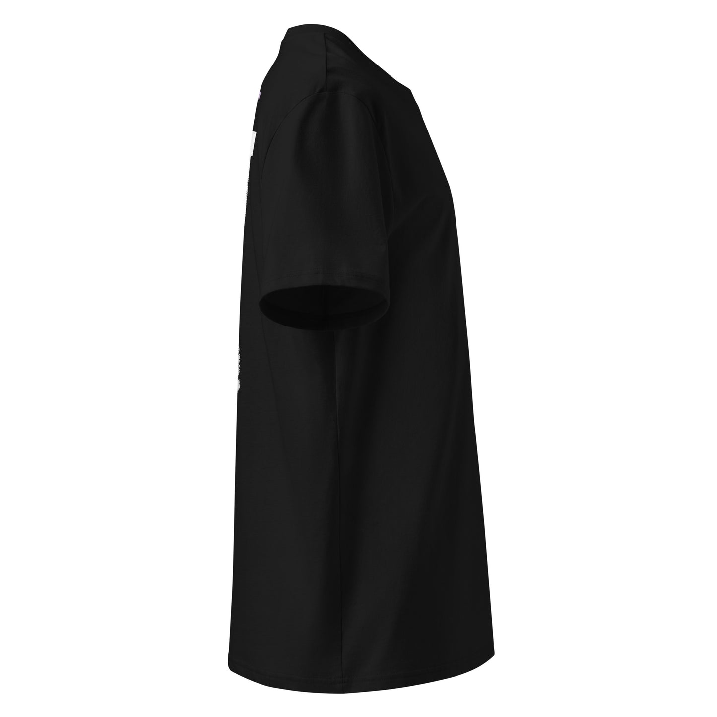 Black shirt on a white background