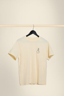 Printed unisex organic cotton T - Finger Heart Peace T
