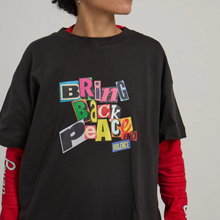 organic cotton Oversized women's T-shirt - Bring Back Peace