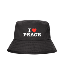 I heart Peace Bucket hat