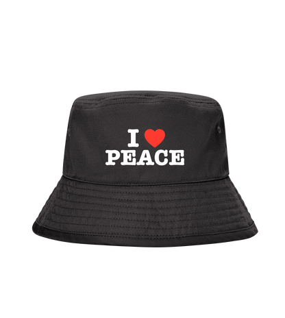 I heart Peace Bucket hat