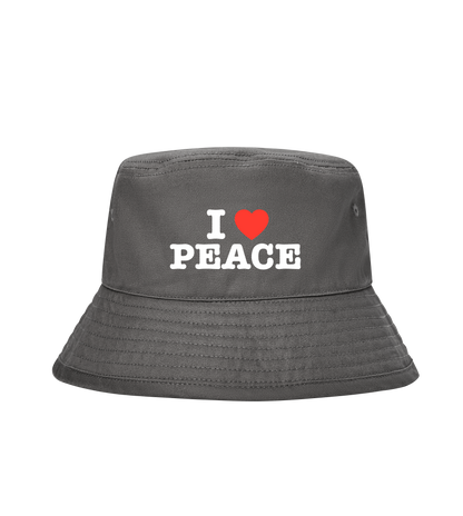 I heart Peace Bucket hat