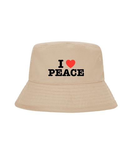 I heart Peace Bucket hat