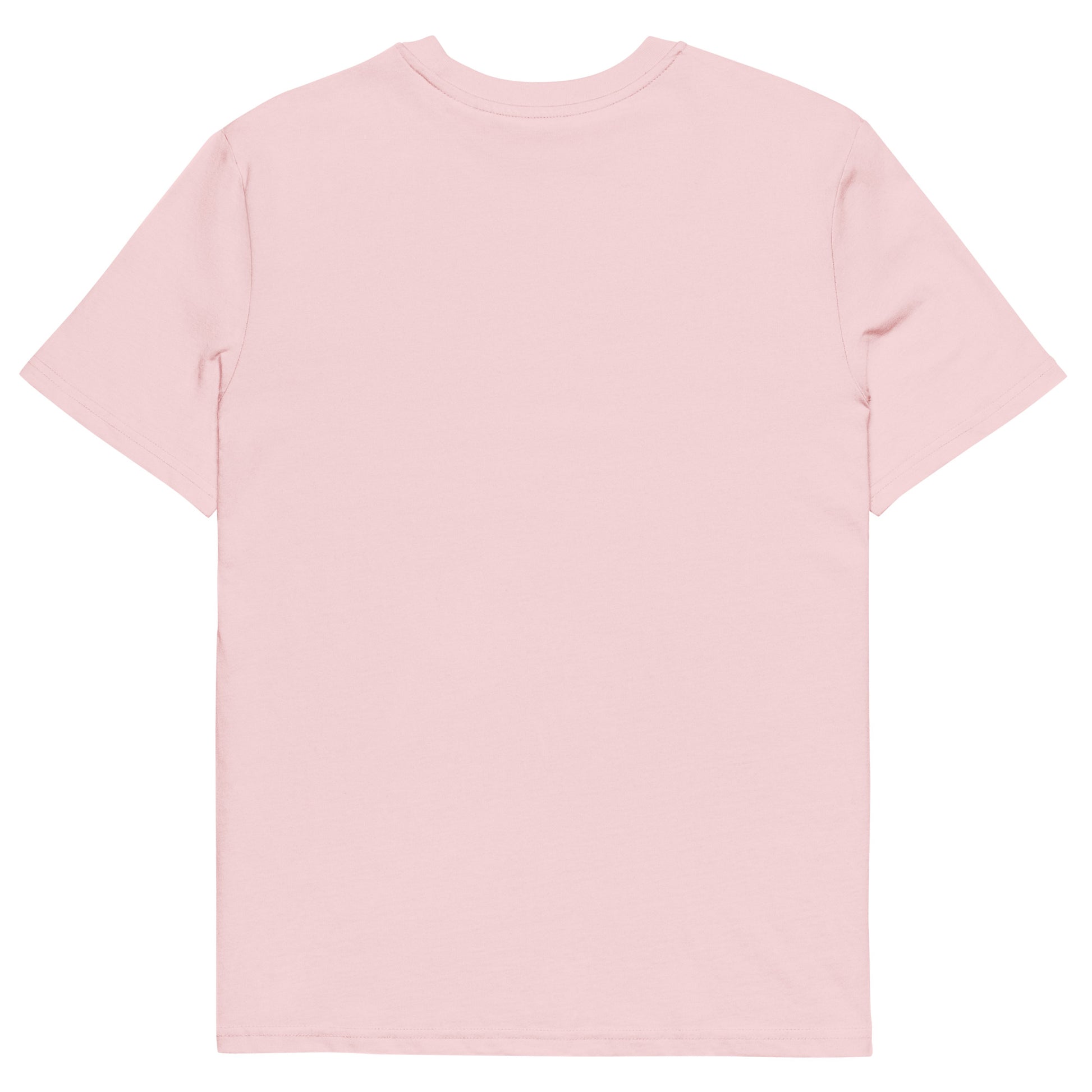 Pink t-shirt on a white background