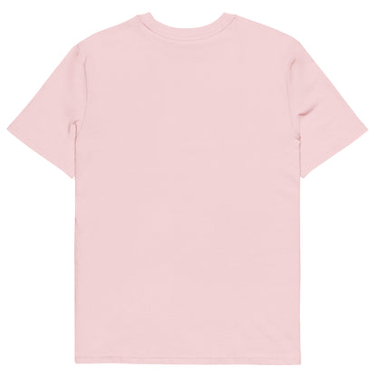 Pink t-shirt on a white background