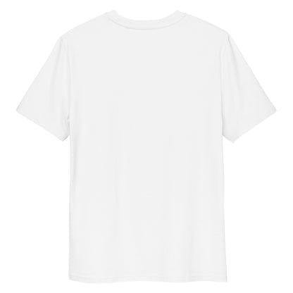 Plain white t-shirt on a white background