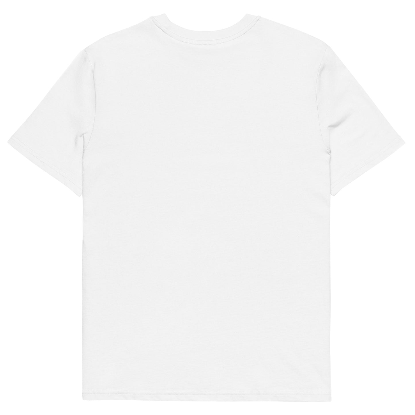 Plain white t-shirt on a white background