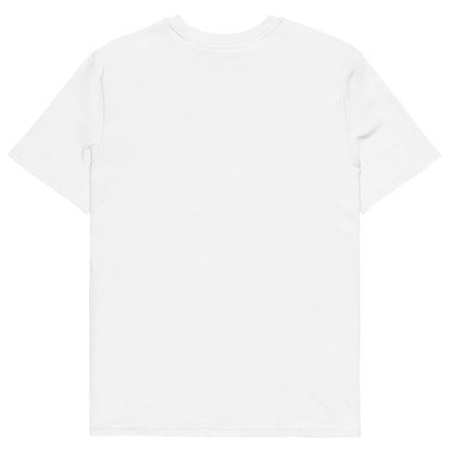 Plain white t-shirt on a white background